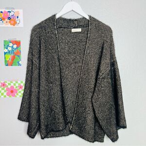 Urban outfitter sleeping on snow metallic cardigan one size